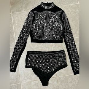 GENTLY USED sparkly/jeweled iheartraves set